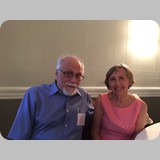 Tom McCormick and Kay Loop Locher at evening dinner